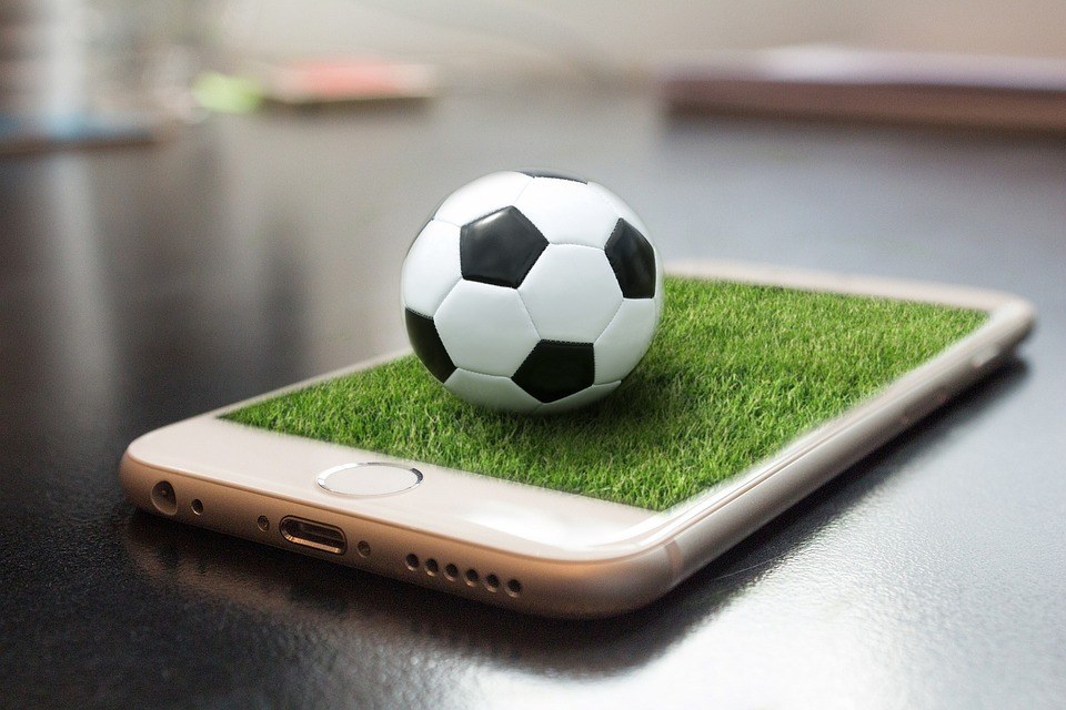 Fußball auf Handy